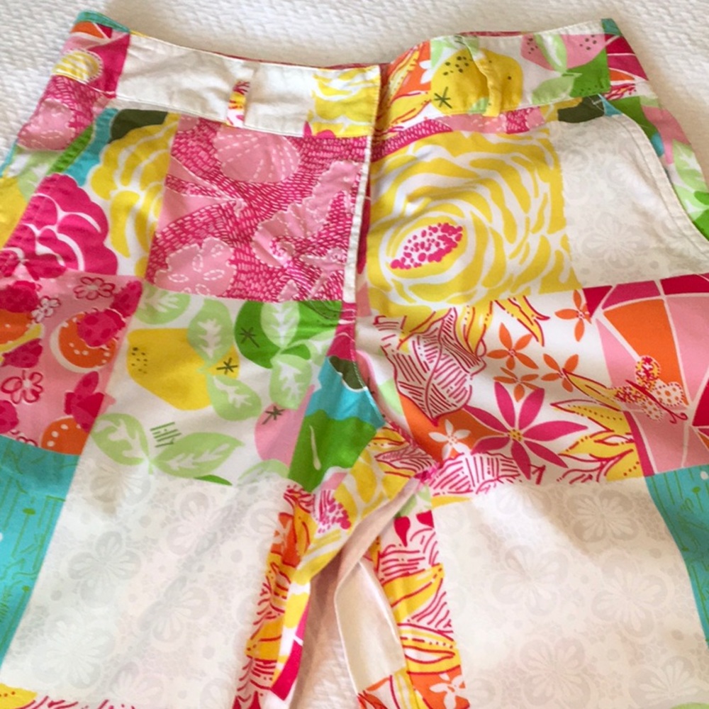 Lilly Pulitzer Patchwork Cropped Pants. - image 1